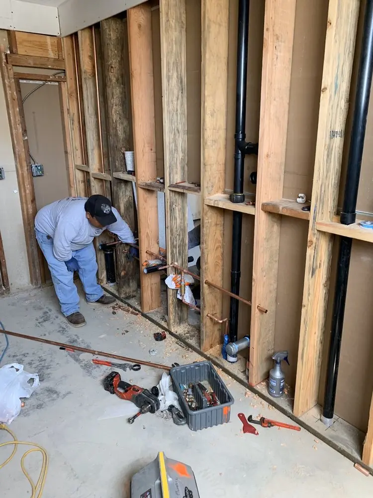 Commercial rough-in plumbing for Gas Line Repair in Cerro Villa Heights